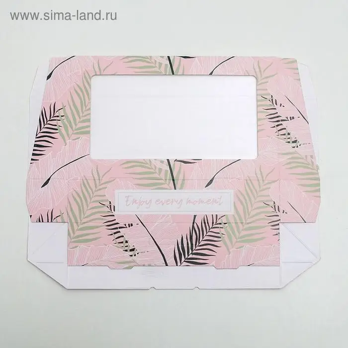Кондитерская упаковка, коробка с ламинацией &laquo;Тропики&raquo;, 20 х 12 х 4 см