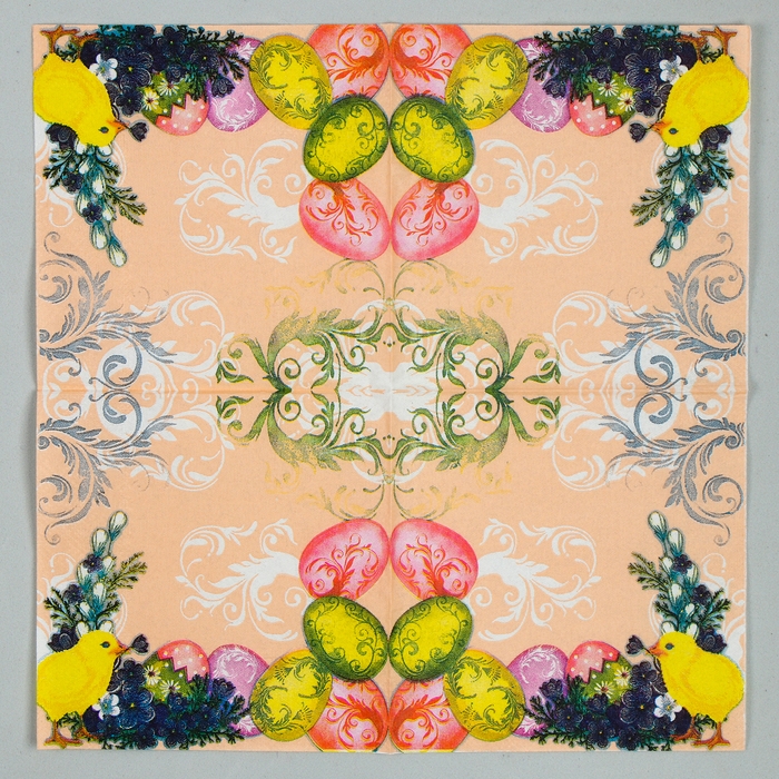 Салфетки бумажные &laquo;Пасха&raquo; 25х25 см, набор 20 шт.