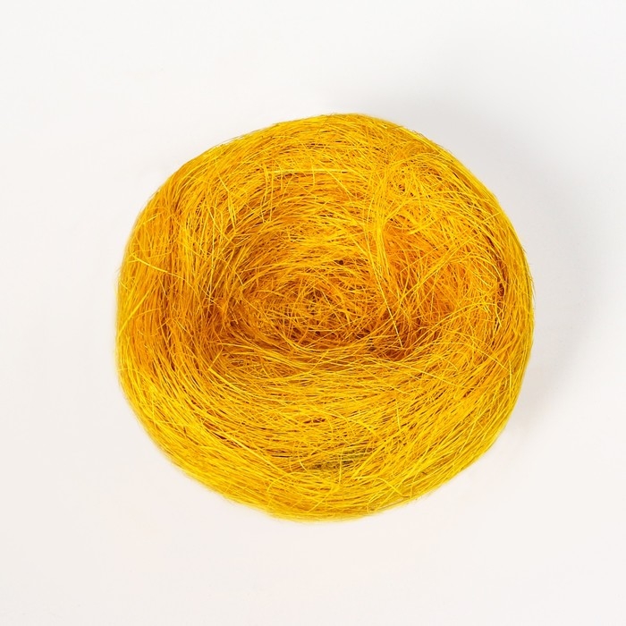 Гнездо, крашеная солома, 10 см, микс цветов