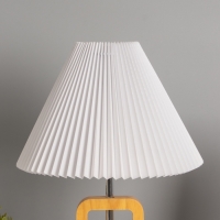 Лампа настольная BayerLux ЭКО "Диана" 1х40Вт Е27 коричневый 30х30х46см