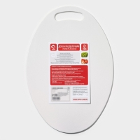 Доска разделочная овальная Доляна &laquo;Симплекс&raquo;, 31&times;21 см, цвет МИКС