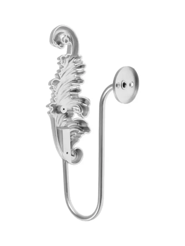 Крючок для штор CAPPIO KS042, цвет серебро с золотом, набор 2 шт