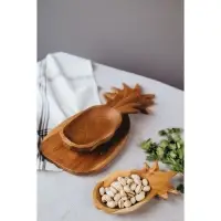 Блюдо &laquo;Ананас&raquo;, 26&times;14&times;4.5 см, тиковое дерево