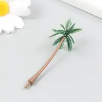 Искусственное растение для творчества пластик "Пальма" 7 см