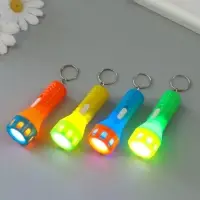 Фонарик свет на кольце "Яркость" JF-919 LR44x3 шт МИКС 3,7х5,2х1,5 см