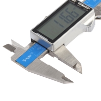 Штангенциркуль электронный ТУНДРА ПРОФИ, металлический, с глубиномером, 150 мм