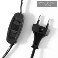 Плазменный шар "Космонавт" белый 14х10х19 см RISALUX