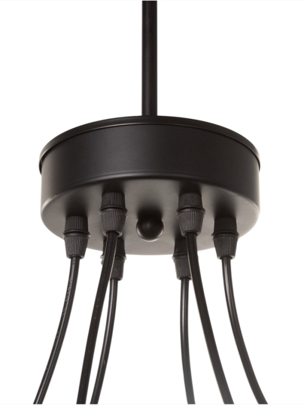 Люстра 2719/6 E27 40Вт черно-золотой 54х54х40 см BayerLux