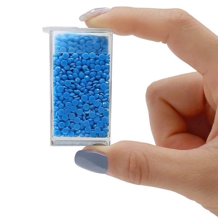 Набор баночек для рукоделия, 42 баночки, 1 &times; 3 &times; 5 см, 18 &times; 11.8 &times; 5.8 см, цвет прозрачный