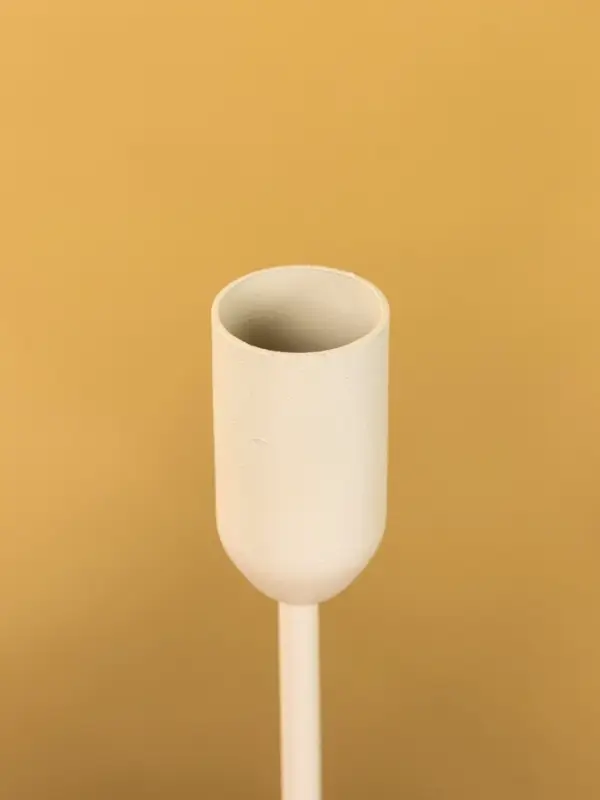 Подсвечник на 1 свечу текстурный "Фисташковый" 8х8х25,5 см