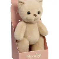 Мягкая игрушка "Котик", бежевый, 20 см MT-250403-20