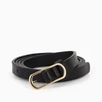Ремень жен 02-01-01-01, Июнь2515 1,5*0,3*110 см, без винта, пряж золото, 1 прокол, черный
