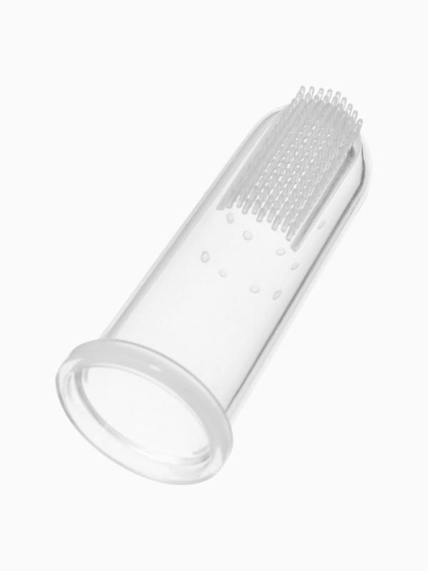 Прорезыватель - массажер детский в контейнере, 3 в 1, на палец, силиконовый от 3 мес.