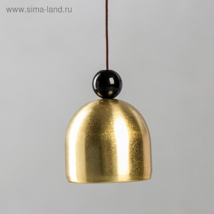 Музыка ветра металл "Веер" 3 колокольчика 27,5 см