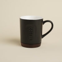 Кружка керамическая SL Home &laquo;Дольче фар ниенто&raquo;, 400 мл, цвет чёрный