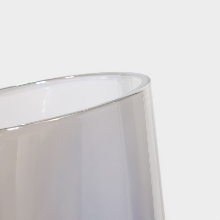 Набор стаканов стеклянных Magistro &laquo;Иллюзия&raquo;, 450 мл, 9,3&times;11,5 см, 6 шт, цвет перламутровый