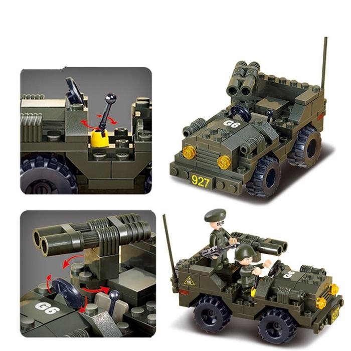 Конструктор &laquo;Сухопутные войска: джип&raquo;, 102 детали