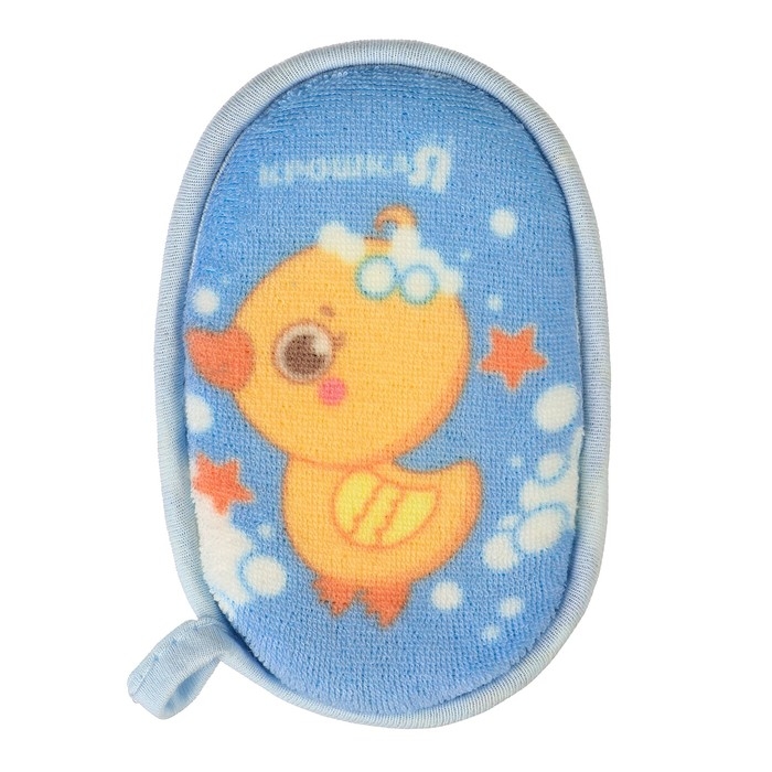 Мочалка детская, махровая &laquo;Уточка&raquo;