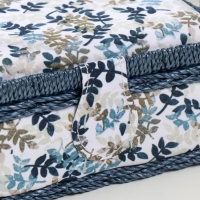 Шкатулка для рукоделия "Лиственные веточки" 18х12х9,5 см