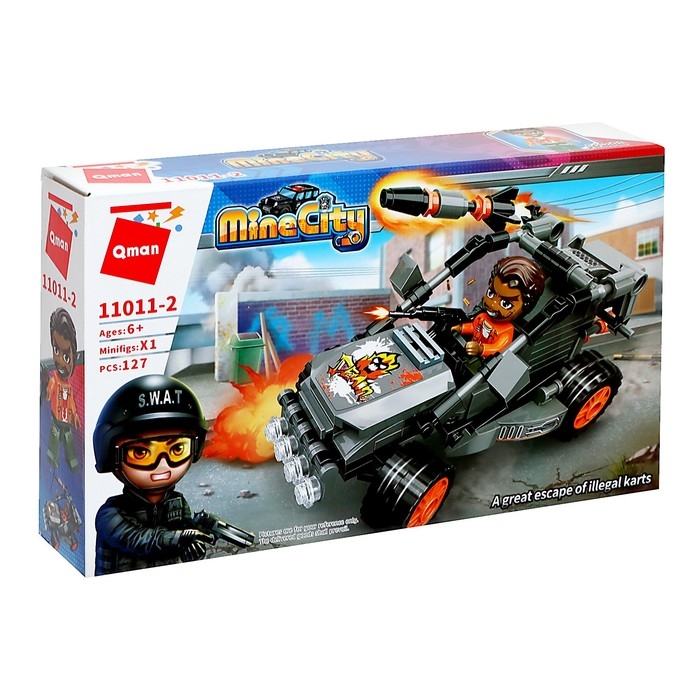 Конструктор Полиция &laquo;Стражи города&raquo;, 4 вида МИКС