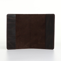 Обложка для паспорта, TEXTURA, цвет коричневый