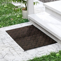 Коврик придверный влаговпитывающий &laquo;Крафт&raquo;, 80&times;120 см, цвет коричневый