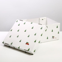 Коробка подарочная новогодняя складная &laquo;Новый год&raquo;, 31,2 х 25,6 х 16,1 см, Новый год