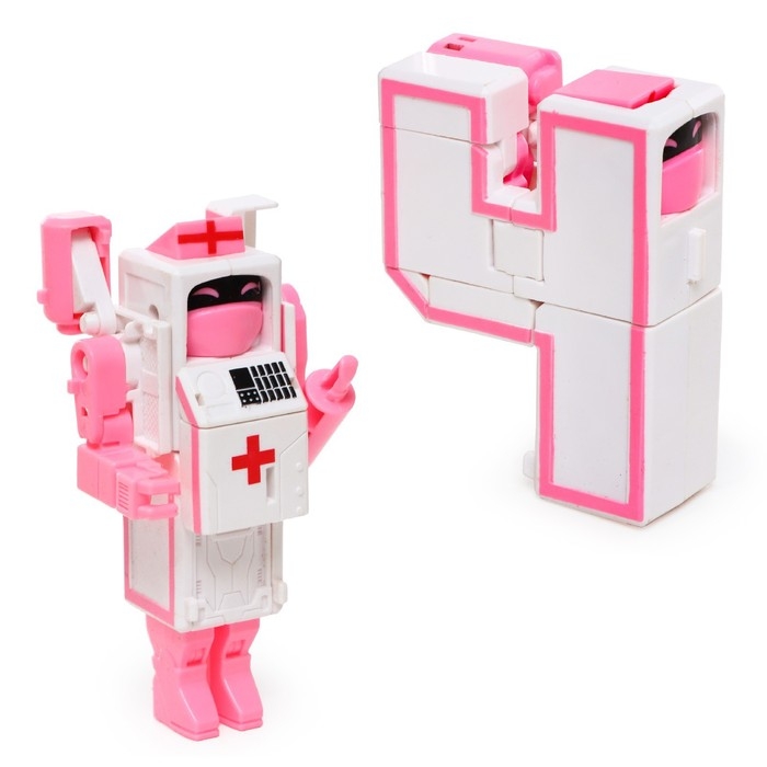 Набор роботов &laquo;Алфавит&raquo;, трансформируются, 7 штук, собираются в 1 робота