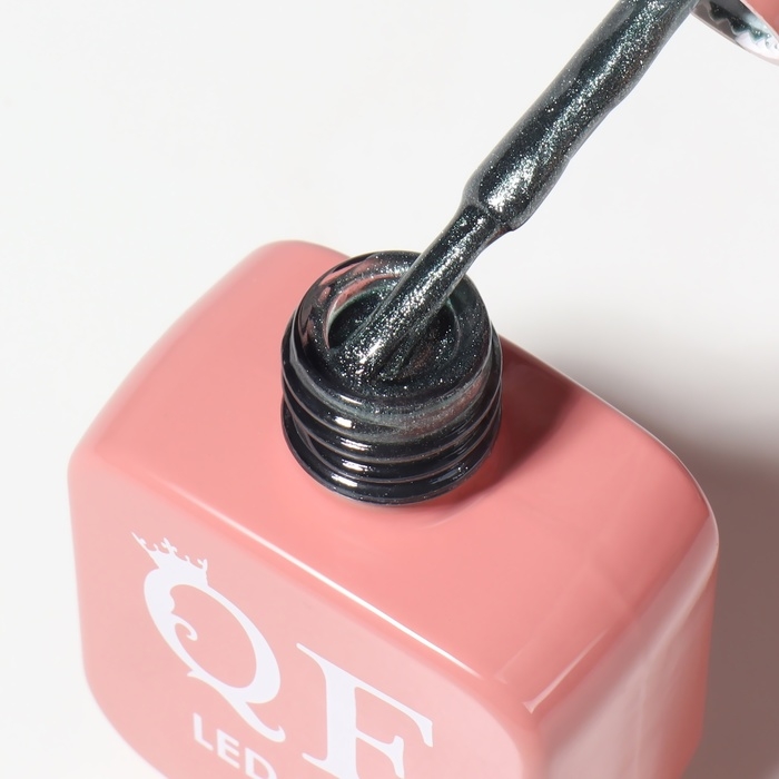 Гель лак для ногтей &laquo;CAT`S EYE GENTLE&raquo;, 3-х фазный, 10 мл, LED/UV, цвет зелёный (56)