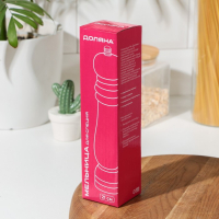 Мельница для специй Доляна &laquo;Дуновение леса&raquo;, 21&times;4,5 см, керамический механизм, цвет тёмное дерево