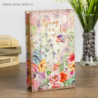 Сейф-книга дерево "Весна в воздухе" кожзам 21х13х5 см