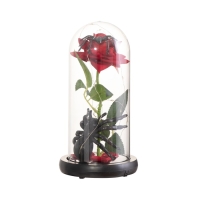 Светильник колба &laquo;Паук с розой&raquo; 1,5Вт, LED, 3xAAA, черный USB 11х11х21см