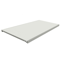 Полка для стеллажа, 30&times;101 см, перфорированная, шаг 2,5 см, цвет белый