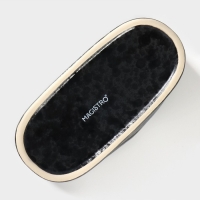 Салфетница фарфоровая Magistro &laquo;Ночной дождь&raquo;, 12&times;5,7&times;8,2 см, цвет чёрный