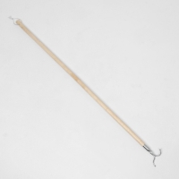 Съемник для одежды L=100, вилка 8&times;6, труба дерево,, цвет бежевый