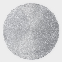 Салфетки сервировочные на стол Доляна &laquo;Соломка&raquo;, d=38 см, 4 шт, цвет серебряный