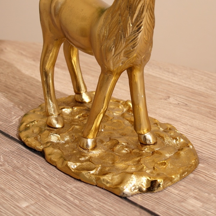 Подсвечник на 6 свечей "Олень" алюминий 23х28х41 см