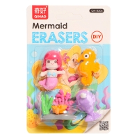 Игровой набор ластиков &laquo;Русалочка&raquo;, 4 шт., МИКС