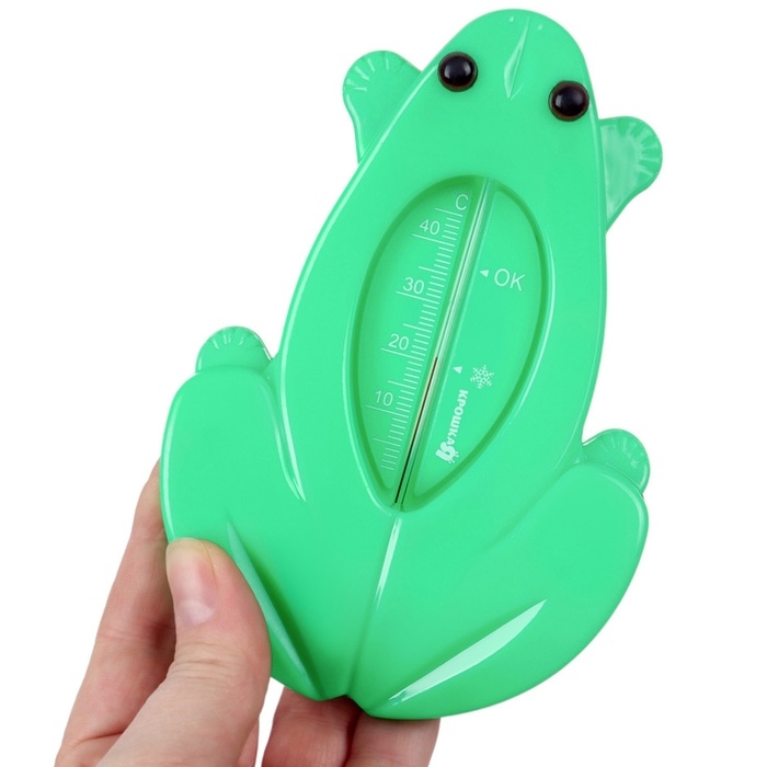 Термометр для ванной &laquo;Лягушка&raquo;, цвет зеленый