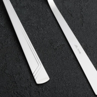 Вилка столовая &laquo;Аппетит&raquo;, длина 20 см, толщина 2 мм, цвет серебряный