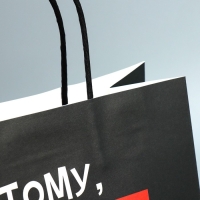 Пакет подарочный крафтовый, упаковка, &laquo;Плохо&raquo;, 22 х 22 х 11 см