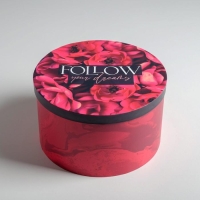 Набор коробок 3 в 1, упаковка подарочная, &laquo;Цветы&raquo;, 18 х 18 х 13‒25 х 25 х 15 см