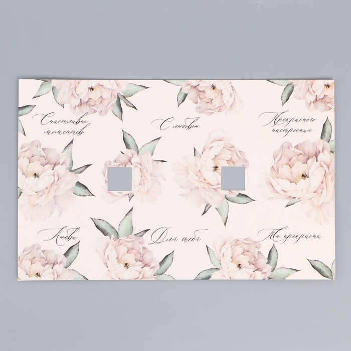 Коробка кондитерская для муссовых пирожных &laquo;С любовью&raquo;, 27 х 17.8 х 6.5 см