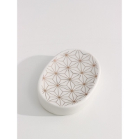 Набор аксессуаров для ванной комнаты Доляна &laquo;Андромеда&raquo;, 3 предмета (дозатор 250 мл, мыльница, стакан), цвет белый