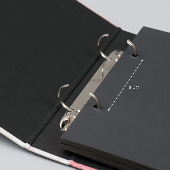 Фотоальбом 25 листов (наклейки+кольца) "Для малыша. Первый альбом" 19х27х3 см