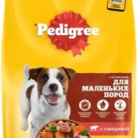 Сухой корм Pedigree для собак взрослых маленьких пород, говядина, 500 г