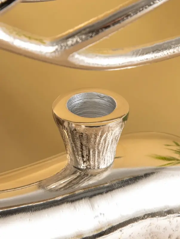 Подсвечник "Олень" 26,5х8,5х34,5 см, алюминий