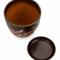 Горшок цветочный поддоном  2,5 л,  керамика, Миндаль (М)