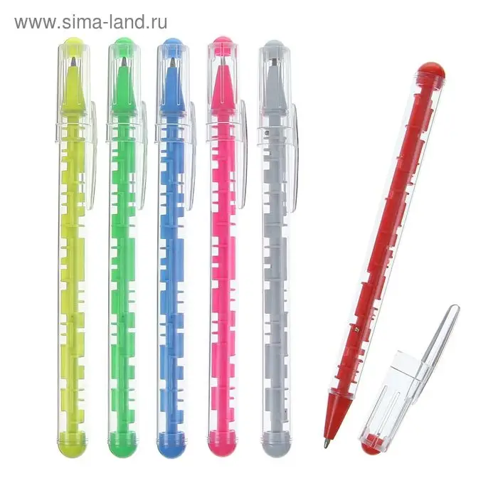 Ручка - прикол шариковая Calligrata &laquo;Лабиринт&raquo;, МИКС