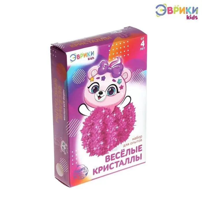 Выращивание кристалла &laquo;Чудесные. Мишка&raquo;, набор для опытов